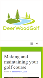 Mobile Screenshot of golfdeerwood.com